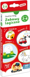 Logiczna książka gier dla dzieci 3–4 lata CzuCzu