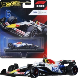 Hot Wheels Premium Formuła 1 bolid 2025 Visa Cash App Racing Bulls Isack Hadjar #6 - 1 szt.