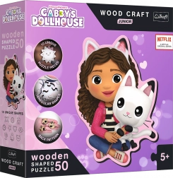 Drewniane puzzle junior Gabby 50 elementów