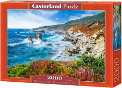 Puzzle 2000 elementów Zatoka Big Sur Kalifornia