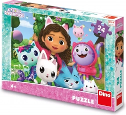 Puzzle Gabby’s Dollhouse w ogrodzie 24 elementy