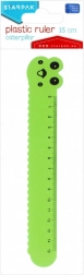 Plastowa linijka żabka 15 cm