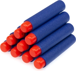 Piankowe zapasowe strzałki do blastera 10 szt. 7,2 cm