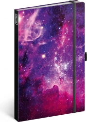 Notesik Galaktyka, w linię, 13 × 21 cm