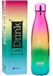 Termiczna butelka z tęczowym metalicznym efektem 500 ml