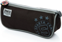 SPARTA - Piórnik czarny Retro