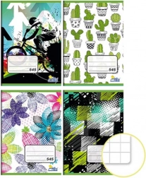 Zeszyt szkolny A5 w kratkę Teenage mix