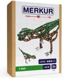Klocki konstrukcyjne MERKUR T‑Rex metalowy model 189 szt.