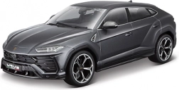 Bburago Lamborghini Urus metalowy model 1:18 Plus, metaliczny szary