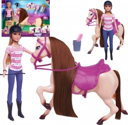 Woopie Royal zestaw urocza lalka z koniem i akcesoriami