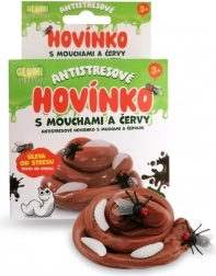 GLUMI Antystresowa zabawka kupka z muchami i robakami