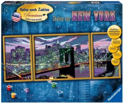 Ravensburger CreArt panorama Nowy Jork – malowanie po numerach