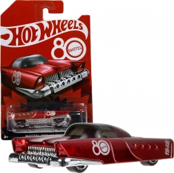 Hot Wheels Mattel Dream Mobile rubinowo czerwony klasyczny model na 80. rocznicę Mattel