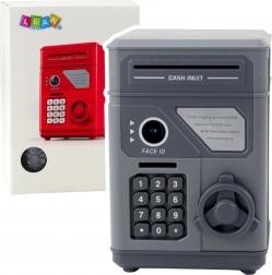 Elektroniczny sejf na pieniądze dla dzieci szary