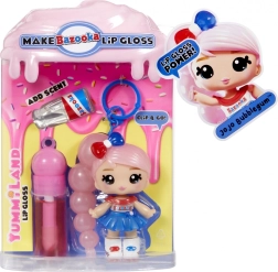 Lalka Yummiland Lip Gloss Jojo Bubblegum – lalka do samodzielnego tworzenia dwukolorowego błyszczyka do ust