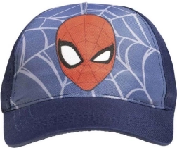 Czapka z daszkiem Spider-Man dla dzieci, niebieska, 52 cm