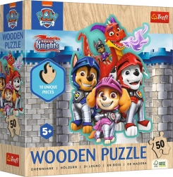 Drewniane puzzle Psi Patrol 50 elementów