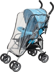 Nieprzemakalna folia przeciwdeszczowa na wózek spacerowy (parasolkę) NEW BABY Basic – uniwersalna