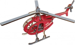 Woodcraft drewniane 3D puzzle helikopter
