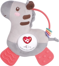 Pluszowa zebra ze światłami i dźwiękami