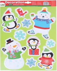 Świąteczna ozdoba okienna 41 × 29 cm