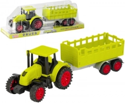 Traktor z przyczepą – plastikowa zabawka dla małych farmerów