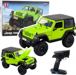 rc terenowe auto JEEP Wrangler rock crawler 1:14 – zielone