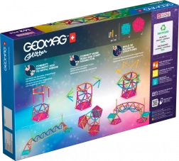 Geomag Glitter zestaw konstrukcyjny 142 elementy