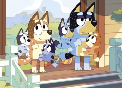 Educa drewniana układanka Bluey 100 elementów