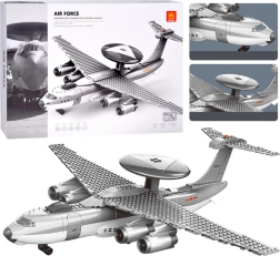 Techniczne klocki konstrukcyjne – samolot wczesnego ostrzegania AWACS E‑3 Sentry 1:100
