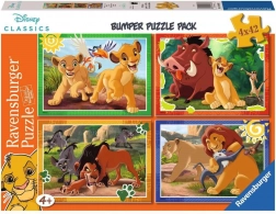 Ravensburger puzzle Disney: Król Lew 4×42 elementy