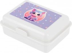 Plastowy lunchbox z kotkiem BAAGL