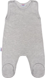 New Baby Classic II niemowlęce śpioszki szare