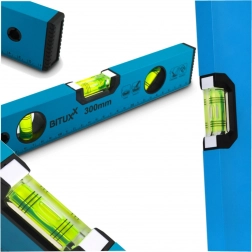 Magnetyczna aluminiowa poziomica 30 cm Bituxx