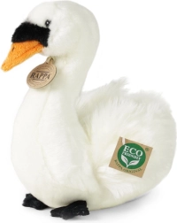 Pluszowa siedząca łabędź 23 cm eco friendly