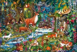 Puzzle Leśne Zwierzątka 150 części