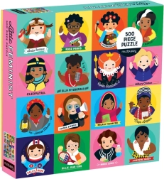 Mudpuppy Little Feminist Puzzle wybitne kobiety 500 elementów