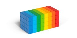 Geomag Magicube Full Color – magnetyczne klocki 128 elementów