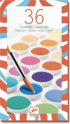 Maxi zestaw farb akwarelowych DJECO