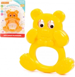 grzechotka miś lub hipopotam dla niemowląt