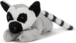 Pluszowy lemur katta leżący 18 cm