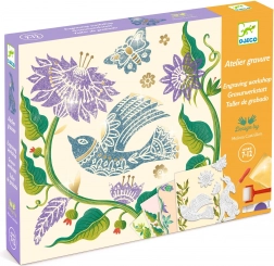 DJECO kreatywny zestaw do rycia i stemplowania