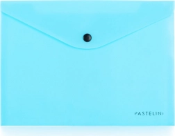 Koperta z zatrzaskiem A5 PASTELINI niebieska