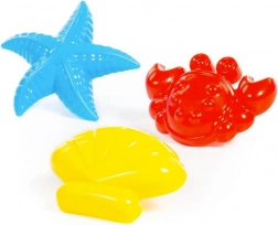 Foremki do piasku Morski świat 3 szt.