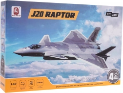Zabawkowy zdalnie sterowany model samolotu Raptor J-20