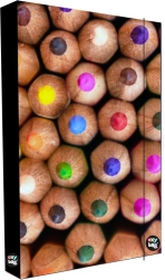 Pudełko na zeszyty A5 Kredki