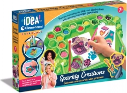 CLEMENTONI Idea Art laboratorium zdobienia – modowe 3D naklejki z kryształkami