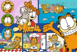 Puzzle 100 elementów – leniwy GARFIELD (Trefl)