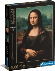 Puzzle 1000 elementów CLEMENTONI Leonardo – Mona Lisa (Museum Collection)