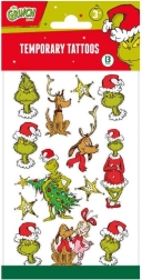 Tymczasowe tatuaże Grinch – zestaw motywów